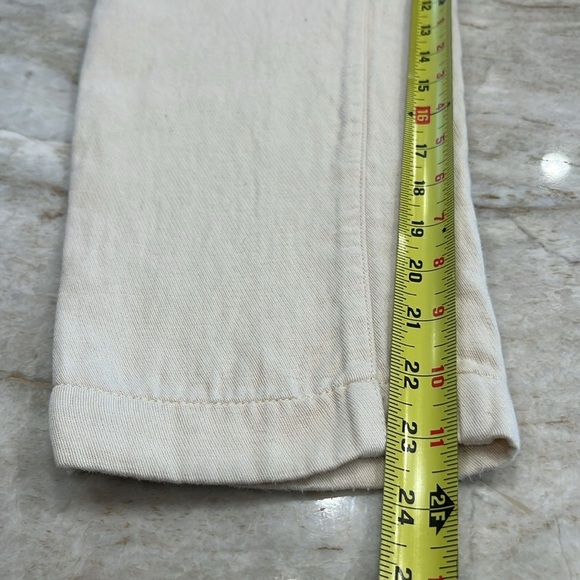 ZARA High Rise Slouchy Tapered Pants – Ivory, Size Small - Picture 6 of 14